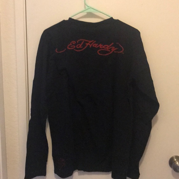 Long Sleeve Ed Hardy T - Shirt - Picture 3 of 6